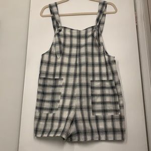 Plaid Romper (Size M)